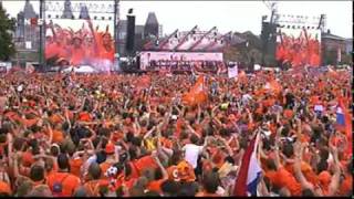 WK Huldiging Oranje Museumplein  Bloed Zweet en Tranen  World Cup 2010 Vice Champions HQavi [upl. by Fullerton]