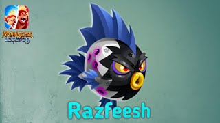 How to breed Razfeesh in Monster Legends [upl. by Akeemahs659]