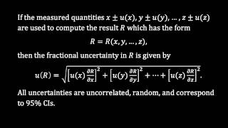 Uncertainty Analysis Part 5 General Rule [upl. by Hak]