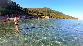 SalernoItaliaAgropoli Baia Di Trentova Beach [upl. by Nywroc]