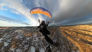 Flying Frozen pond flight with Pawel in Caolorado [upl. by Anida939]