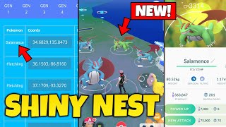 Pokémon Go Unlimited Shiny Pokemmon Nest Coordinates  Pokemon Go Best Shiny Pokemon Tracker [upl. by Ennovad]