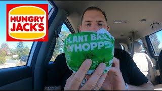 Hungry Jacks Plant Based Angry Whopper Taste Test hungryjacks foodie review fastfood viralvideo [upl. by Kcirrem]