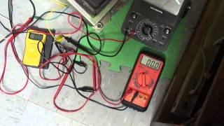 Leslie 122 amplifier grid and cathode voltage check [upl. by Arbmahs]