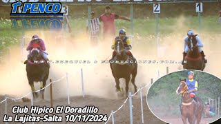 1°PENCO vs 2°ALCIDES vs 3°LOCO DANI Club Hipico El DoradilloLas LajitasSalta Domingo 10 de Nov [upl. by Ellirpa517]