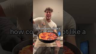 HOMEMADE pizza in a PAN pizza youtubeshorts trending cooking food foryou better [upl. by Woodward722]