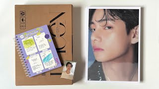 unboxing BTS DICON DFESTA SPECIAL PHOTOBOOK 3D LENTICULAR TAEHYUNG COVER [upl. by Ahsienat]