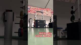 Half Kneeling Lateral Box Jump Great Plyometric To Help Increase Athleticism For All Athletes [upl. by Jansen49]