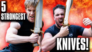 TOP 5 Knives you CANT Destroy And are actually still good [upl. by Teerell]