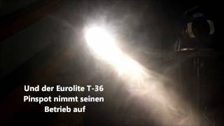 Produkttest Eurolite T36 Pinspot [upl. by Alegnat492]