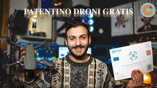 Patentino drone Attestato A1A3 GRATIS In Lussemburgo Addio ENAC [upl. by Ielhsa334]