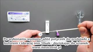 Wymaz i procedura Virusee 3w1 Test Covid [upl. by Riordan]