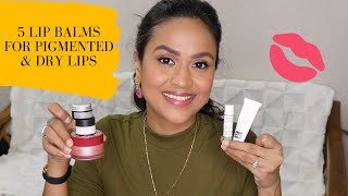 5 Lips Balms For Pigmented Dark Chapped amp Dry Lips  Shalini Srivastava [upl. by Eimak439]