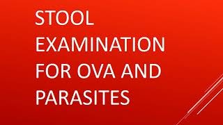 STOOL ANALYSIS [upl. by Yemorej780]