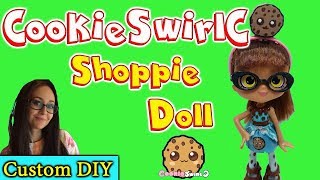 Cookie Swirl C Theme Shoppie Doll DIY video Made from a Shopkins Cocolette Shoppie [upl. by Kella]