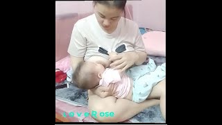 Breastfeeding vlogs new 2024 Breastfeeding menyusuibayi part 21 [upl. by Vierno]