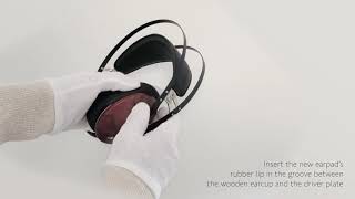 How to replace the earpads on Meze Audio 99 classics Sydney Hi Fi Castle Hill [upl. by Latsirc31]