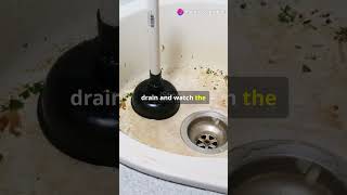 How to Unblock Your Sink Without Chemicals 🪠 [upl. by Moise]