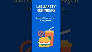 Laboratory safety reminder  Lab safety Safety Rules  Science [upl. by Aneelak]