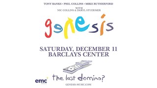 Genesis New Show Announcement for Brooklyn on December 11 [upl. by Johanan134]