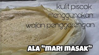 MEMBUAT KULIT quotPISANG COKLATquot MENGGUNAKAN WAJAN PENGGORENGAN [upl. by Adnarram219]