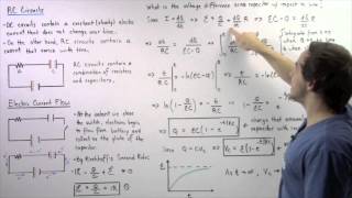 RC Circuits Charging Capacitors and Equation Derivations [upl. by Drisko]