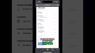 HOW TO CREATE AND ACTIVATE YOUR UPCLICK ACCOUNT upclick viralshorts makemoneyonline workfromhome [upl. by Uzzi209]