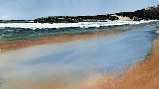 Playa en acuarela Bolonia [upl. by Gronseth]