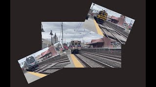 Septa Silverliner IVs and Amtrak Siemens ACS64 A Weekday At Ardmore Station [upl. by Mungam]