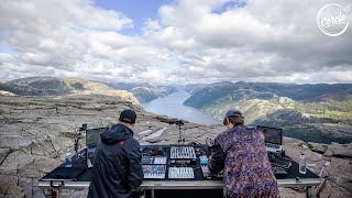 Einmusik b2b Jonas Saalbach live at Preikestolen in Norway for Cercle [upl. by Sabino]