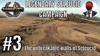 Rome 2  DeI Legendary Seleucid Campaign  Ep 3 The unbreakable walls of Seleucid [upl. by Eelegna]