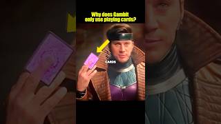 Why does Gambit stick to using playing cards movie marvel shorts [upl. by Aynad289]