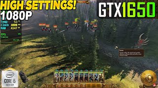 Total War Warhammer GTX 1650  1080p High [upl. by Hgielrak]