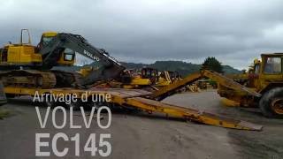 Volvo EC 145  pelle sur chenilles  excavator [upl. by Alaecim107]