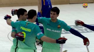 HIGHLIGHTS HOQUEI PATINS OK Liga Vilafranca  FC Barcelona Lassa 57 [upl. by Naerol]