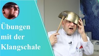 Übungen mit der Klangschale  uebungen klangschale klangmassagen [upl. by Hsirrehc102]