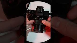 Canon M50 mark ii Lens setup explained shorts [upl. by Cantu757]