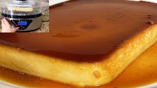 FLAN CASERO EN VAPORERA ELÉCTRICA l COCINABLOG [upl. by Hite]