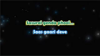 Sasural Genda Phool  Delhi 6  Karaoke with Lyrics [upl. by Llevrac]