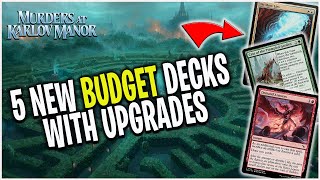 5 NEW Budget Karlov Manor Standard Decks  MTG Arena Beginner Friendly Deck Guides [upl. by Pepe]