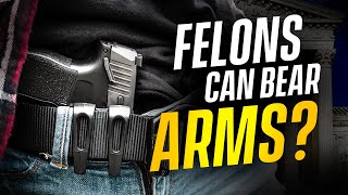 Gun Law UPDATE  Felons Still Have A Right To Bear Arms Right or Wrong USA v Duarte [upl. by Leeann]