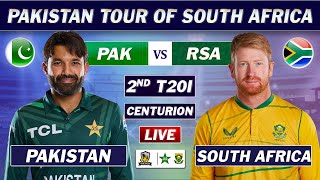 PAKISTAN vs SOUTH AFRICA 2nd T2O Match LIVE COMMENTARY  PAK vs SA T20 MATCH LIVE  PAK BAT [upl. by Ahsad]