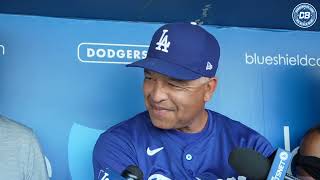 Dodgers pregame Dave Roberts shares update on Clayton Kershaw amp Kendall George at Dodger Stadium [upl. by Lilac450]