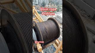 Hoist rope problem hoisting artist [upl. by Jolenta]