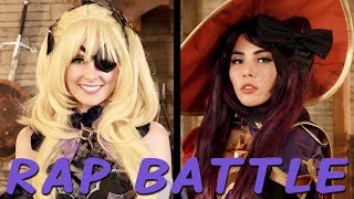 FISCHL vs MONA Genshin Impact Princess Rap Battle Anna Akana Briana White Whitney Avalon [upl. by Hance]