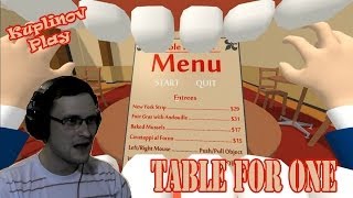 Table For One Прохождение ► Сожрать всё ► ВЫНОС МОЗГА [upl. by Anecuza]