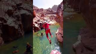 Epic Canyoning Adventure Waterfalls Cliffs and Thrills 🌊🏞️ [upl. by Karil723]