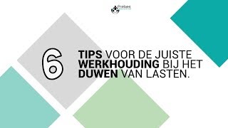 6 tips voor de juiste werkhouding bij het duwen van lasten [upl. by Ylak]