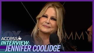 Which ‘Evil Gays’ Jennifer Coolidge Wants To Thank After Emmy Win EXCLUSIVE [upl. by Anaoj422]