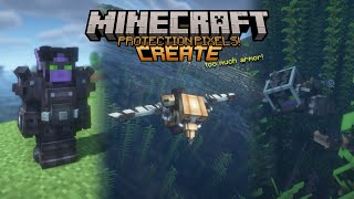 Create Protection Pixel Minecraft Mod Showcase  1201 [upl. by Post]